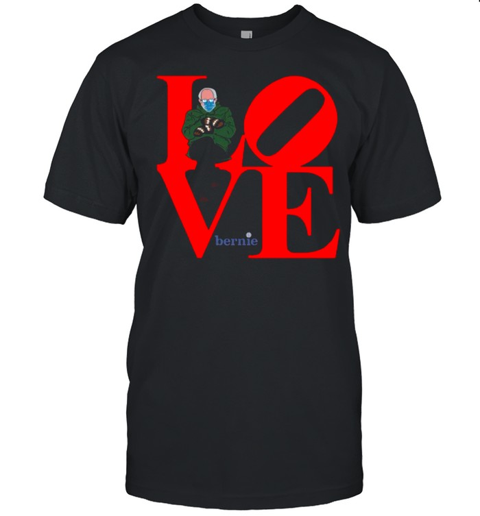 Love Bernie Sanders 2021 Inauguration Happy Valentine shirt Classic Men's T-shirt