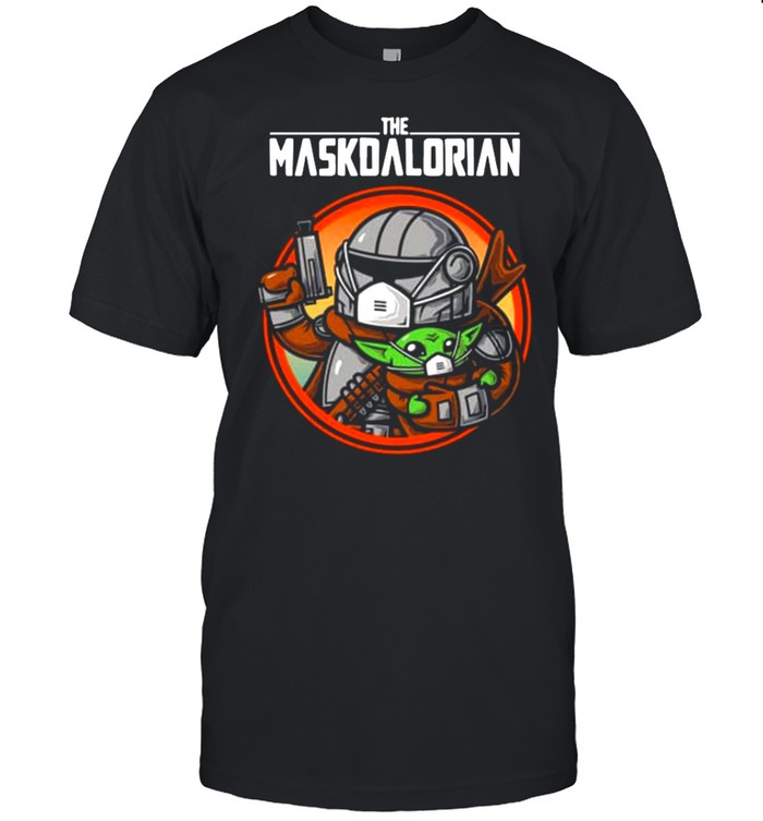 The Maskdalorian With Star Wars Baby Yoda 2021 shirt Classic Men's T-shirt