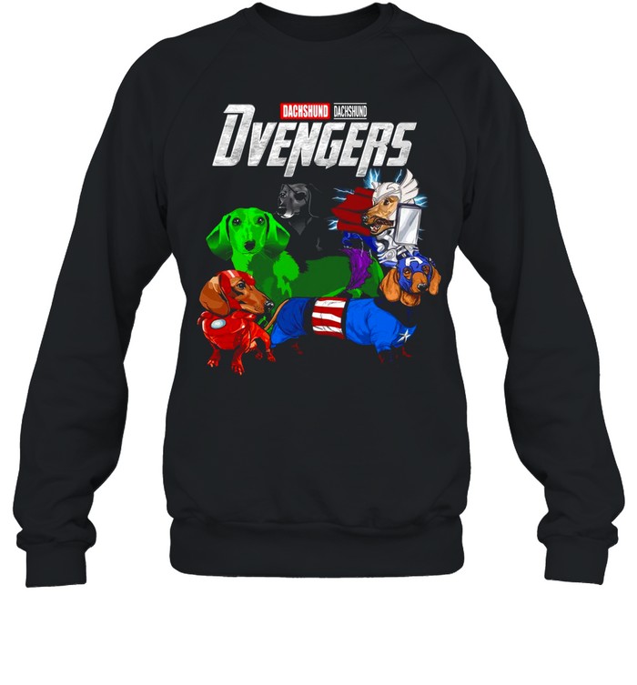 Marvel Avengers Endgame Dachshund Dvengers shirt Unisex Sweatshirt