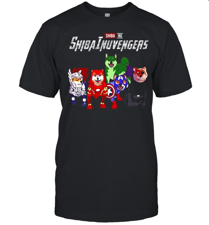 Marvel Avengers Endgame Shiba Inu Dog Shibainuvengers shirt Classic Men's T-shirt