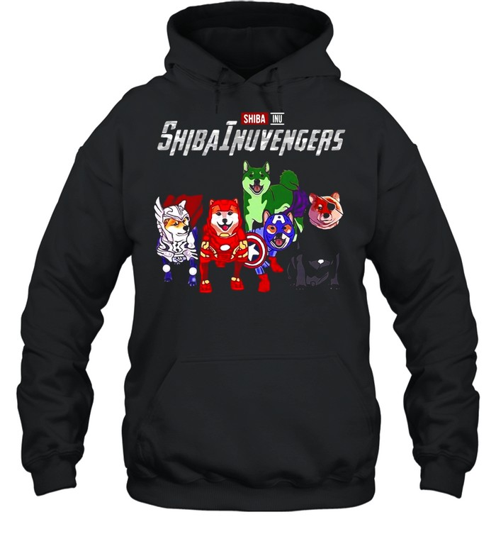 Marvel Avengers Endgame Shiba Inu Dog Shibainuvengers shirt Unisex Hoodie