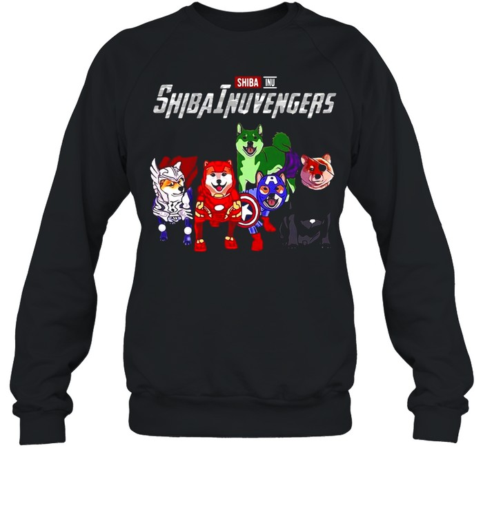 Marvel Avengers Endgame Shiba Inu Dog Shibainuvengers shirt Unisex Sweatshirt