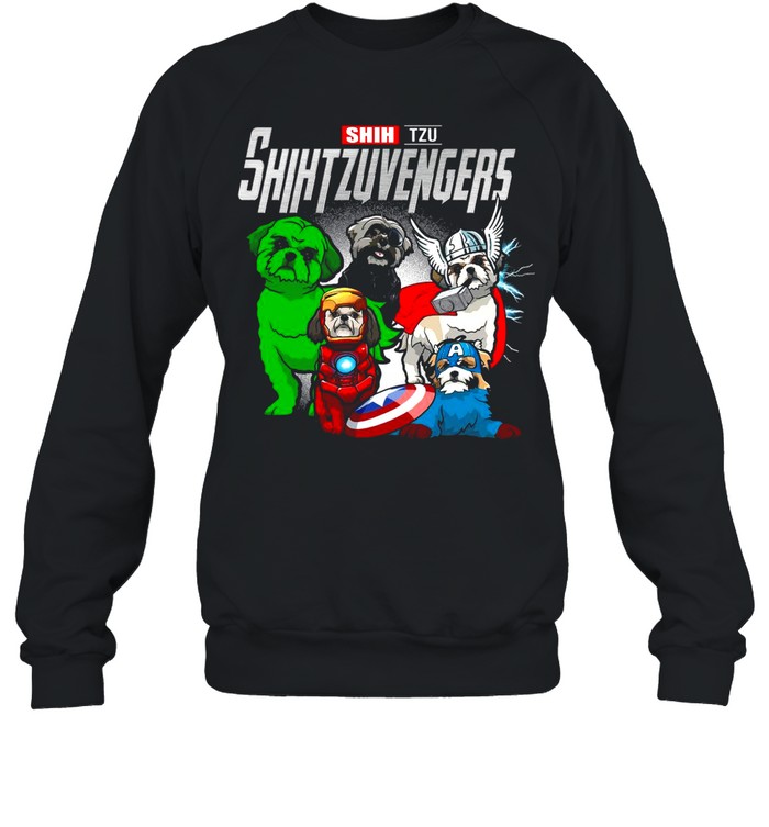 Marvel Avengers Endgame Shih TZU Shih Tzu Avengers shirt Unisex Sweatshirt