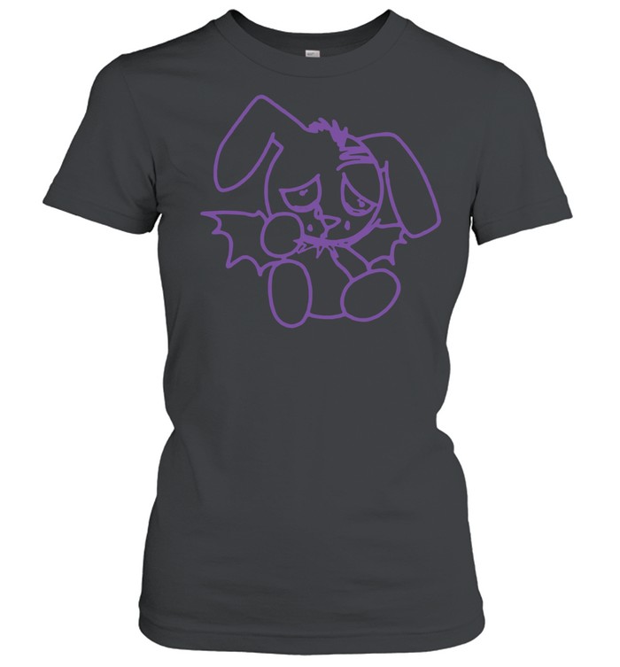 Punx And Kisses Purple Crying Punx Pup shirt Classic Women's T-shirt