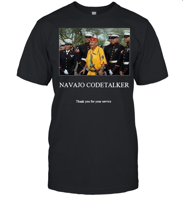 Navajo Code Talker Thank You For Your Service shirt Classic Men's T-shirt