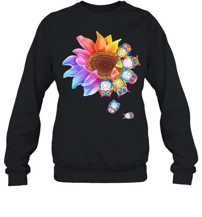 Sunflower Owl shirt Unisex Sweatshirt