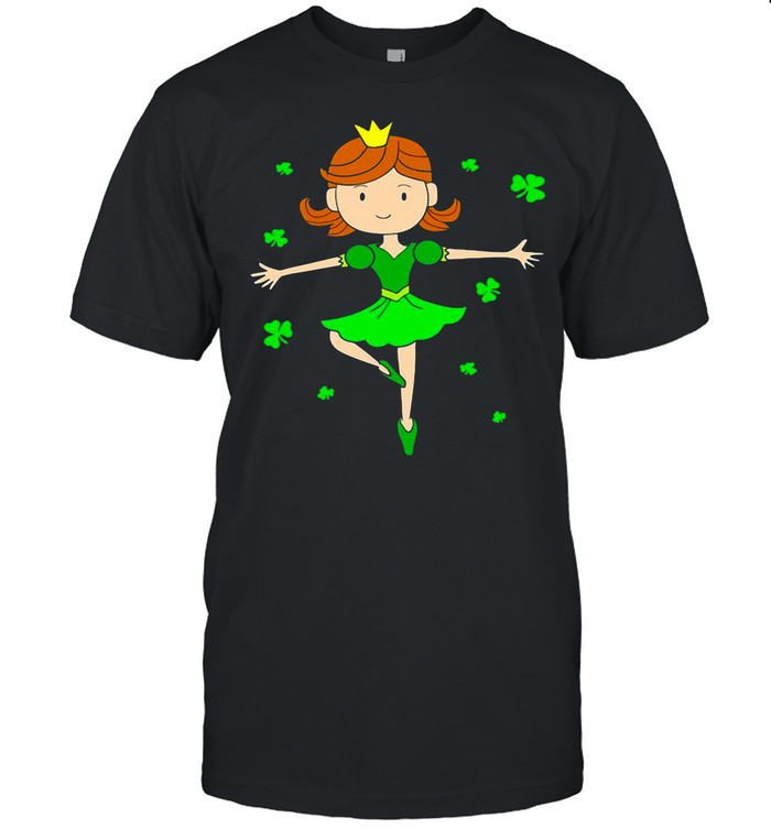 Girl Ballerina Dancing Princess St. Patrick’s Day shirt Classic Men's T-shirt