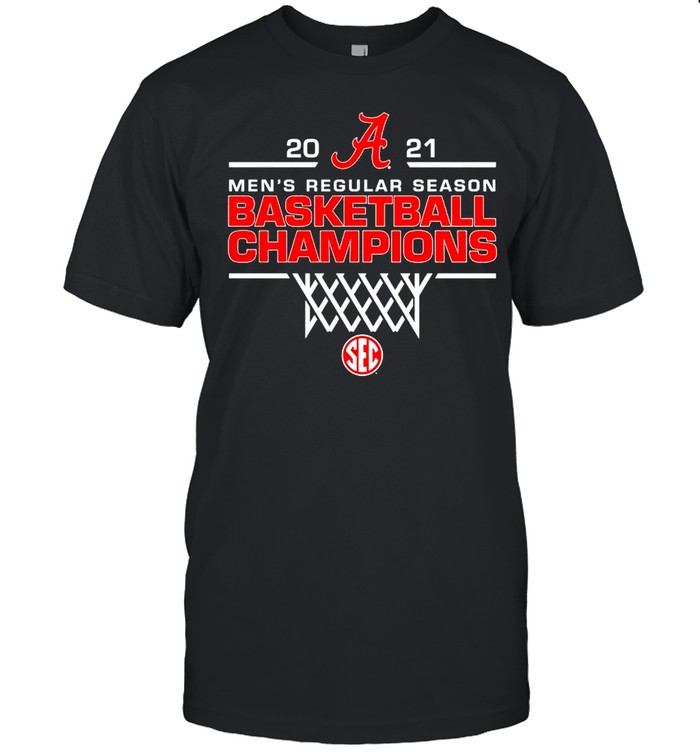 2021 mens regular season basketball champions Alabama Crimson Tide shirt Classic Men's T-shirt