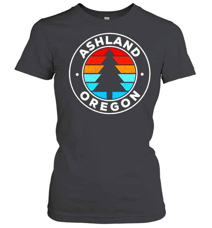 Ashland Oregon Or Vintage Graphic Retro shirt Classic Women's T-shirt