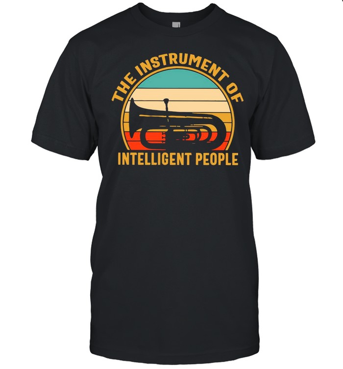 The Instrument Of Intelligent People Vintage shirt Classic Men's T-shirt