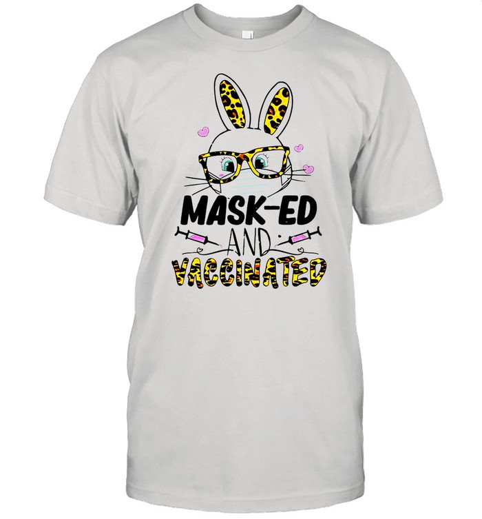 Mask-ed And Vaccinated Easter  Classic Men's T-shirt