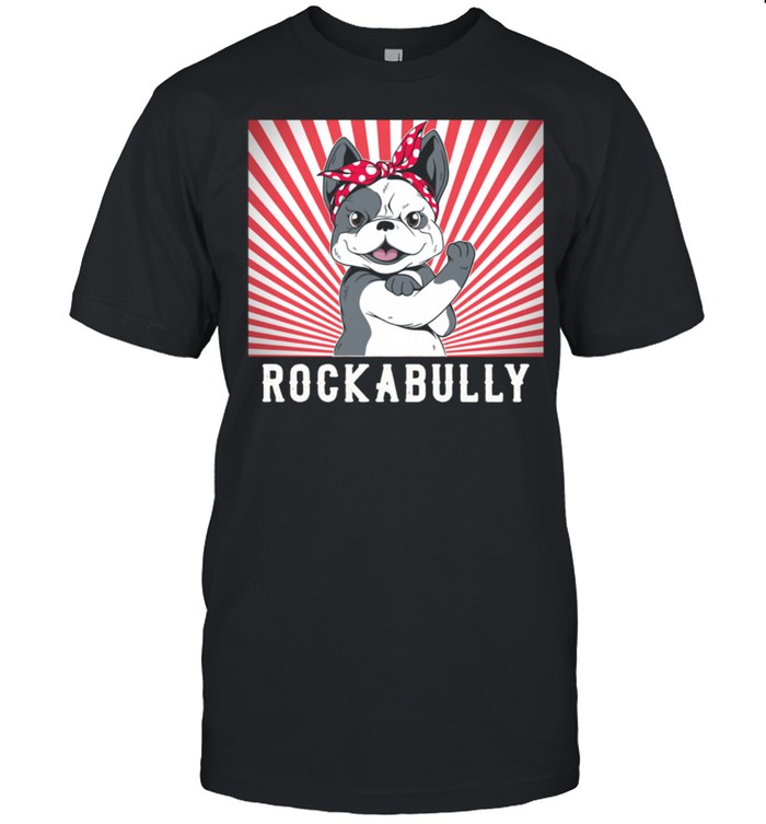 French Bulldog Dog Holder Rockerbilly shirt Classic Men's T-shirt
