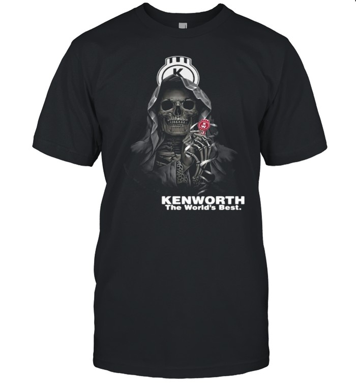 Punisher Skull With Logo Kenworth The World’s Best  Classic Men's T-shirt