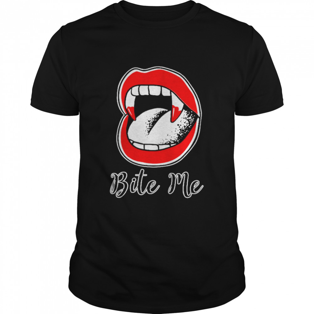 Bite me Dracula shirt Classic Men's T-shirt