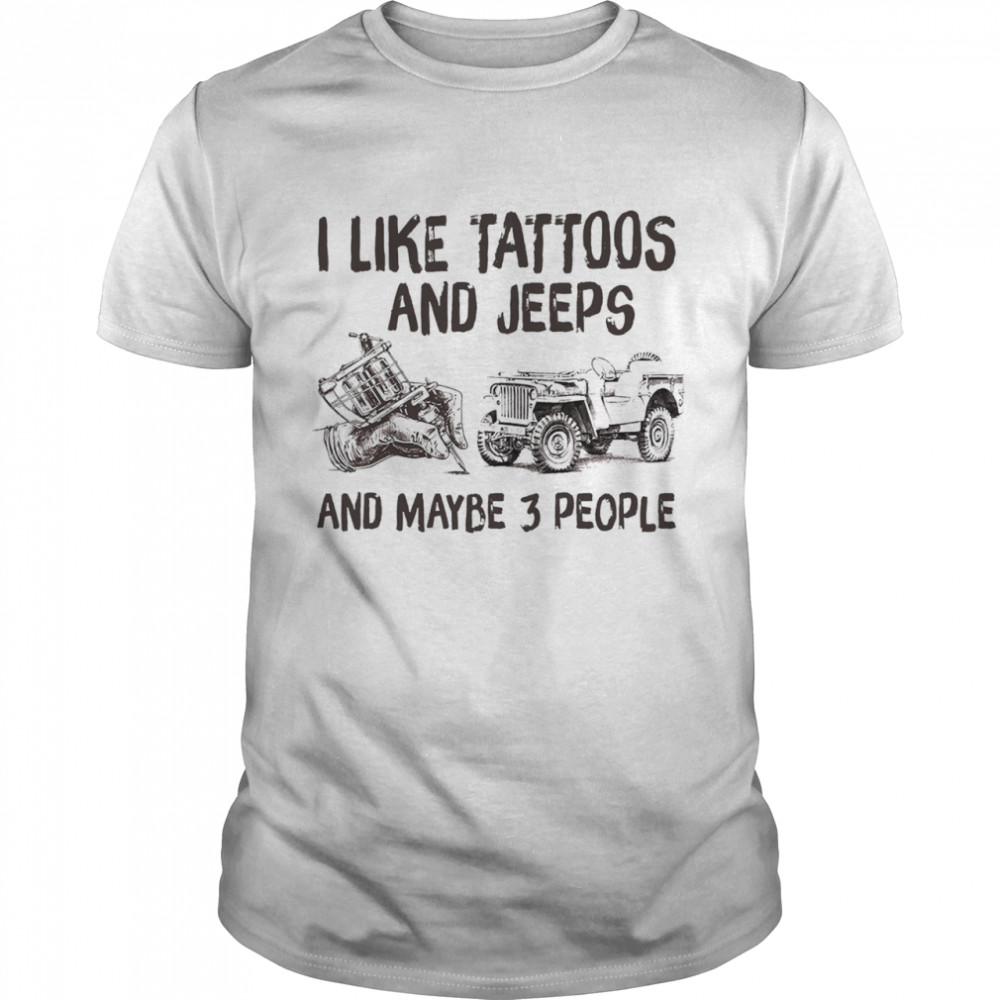 I like tottos and jheeps and maybe 3 people shirt Classic Men's T-shirt