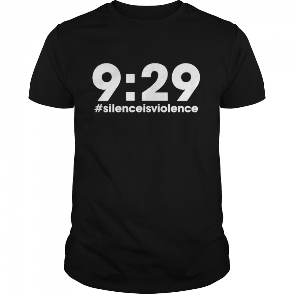 Nine Minutes 29 Seconds Social Justice Tribute Silenceisviolence shirt Classic Men's T-shirt