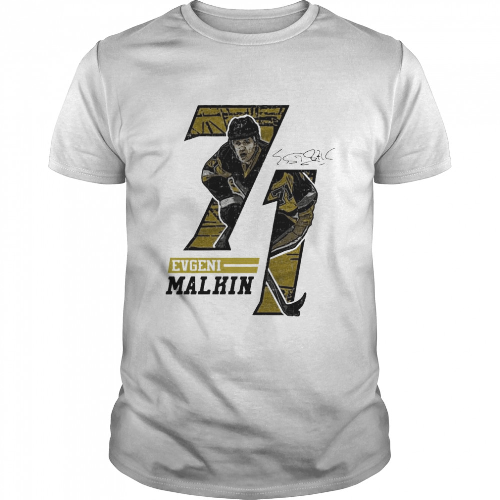 Evgeni Malkin Offset Signature shirt Classic Men's T-shirt