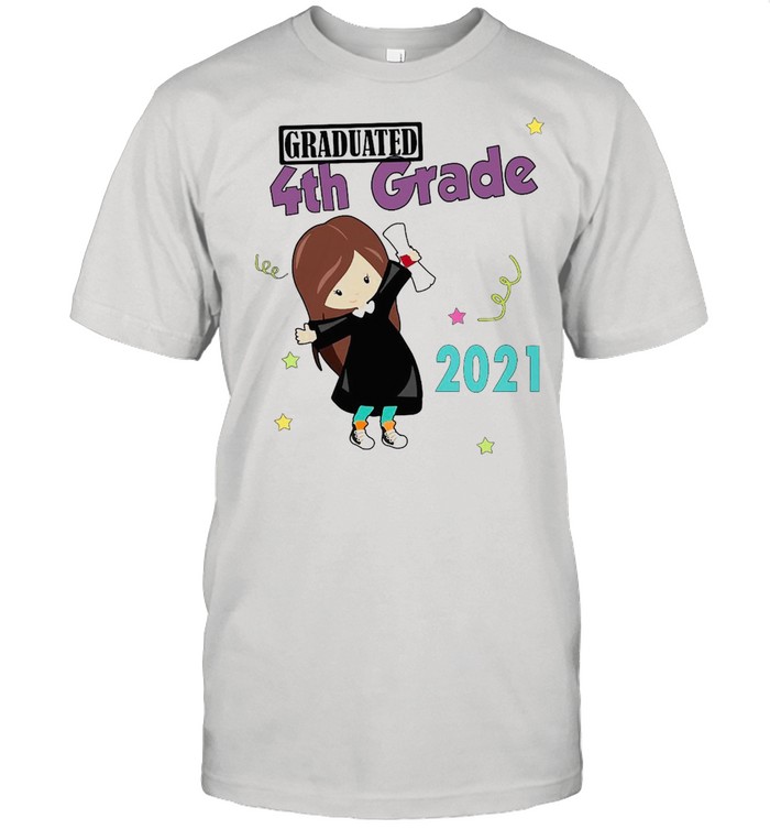 Girly Graduated 4th Grade 2021 T-shirt Classic Men's T-shirt