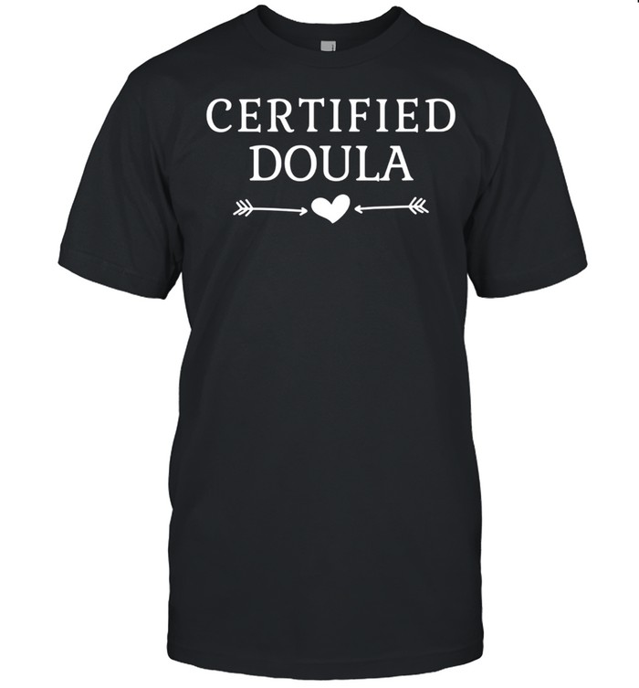 Certified Doula Heart & Arrow For Doula shirt Classic Men's T-shirt