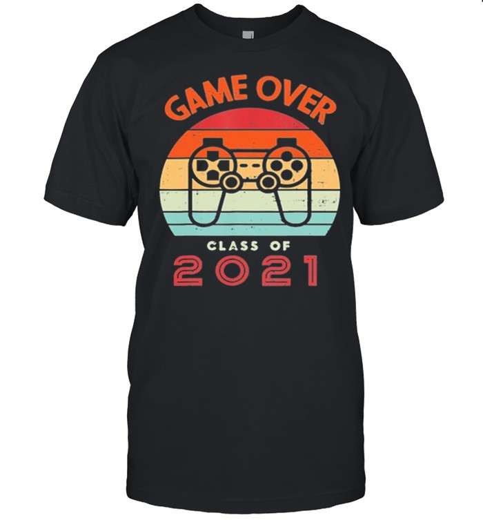 Game Over Class Of 2021 Vintage Retro shirt Classic Men's T-shirt