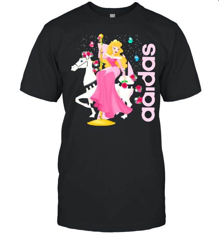 Disney World Aurora Carousel Adidas Logo Shirt Trend T Shirt Store Online