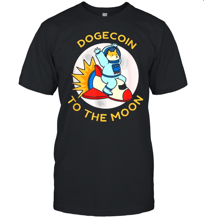 Cryptocurrency coin dodgecoin holder bitcoin blockchain shirt Classic Men's T-shirt
