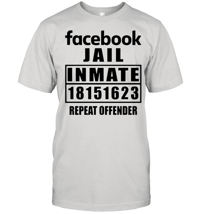 Facebook Jail Inmate 18151623 Repeat Offender T-shirt Classic Men's T-shirt