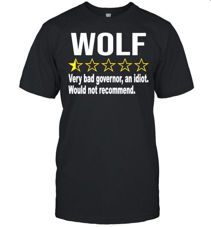 Wolf rating very bad governor an idiot shirt Classic Men's T-shirt