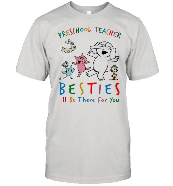 Animals Preschool Teacher Besties Be There For You shirt Classic Men's T-shirt