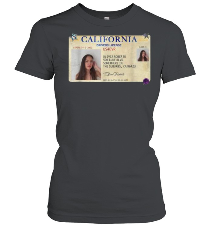 Olivia and rodrigo California Driver’s License T- Classic Women's T-shirt