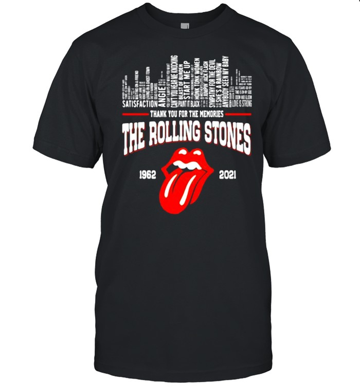The rolling stones 1962 2021 thank you for the memories shirt Classic Men's T-shirt