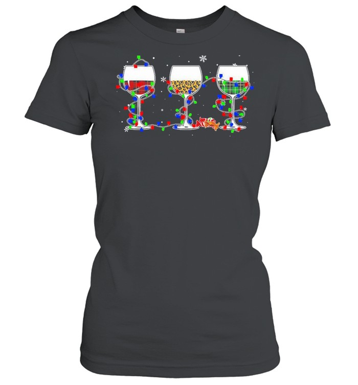 Wines light Merry Christmas  Classic Women's T-shirt