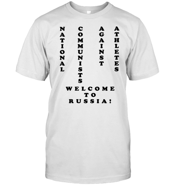 NCAA national communists against athletes welcome to Russia shirt Classic Men's T-shirt