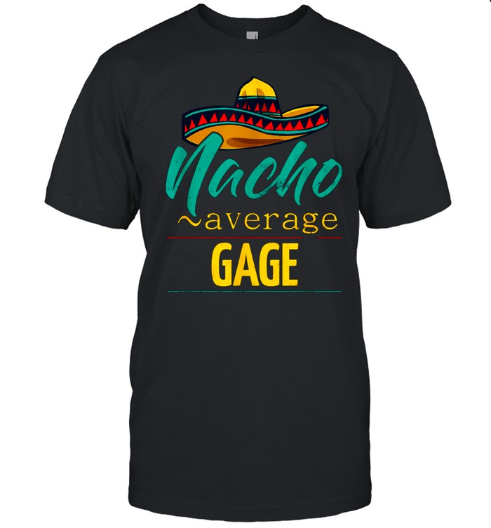 Mens Nacho Average Gage Cinco De Mayo Sombrero shirt Classic Men's T-shirt