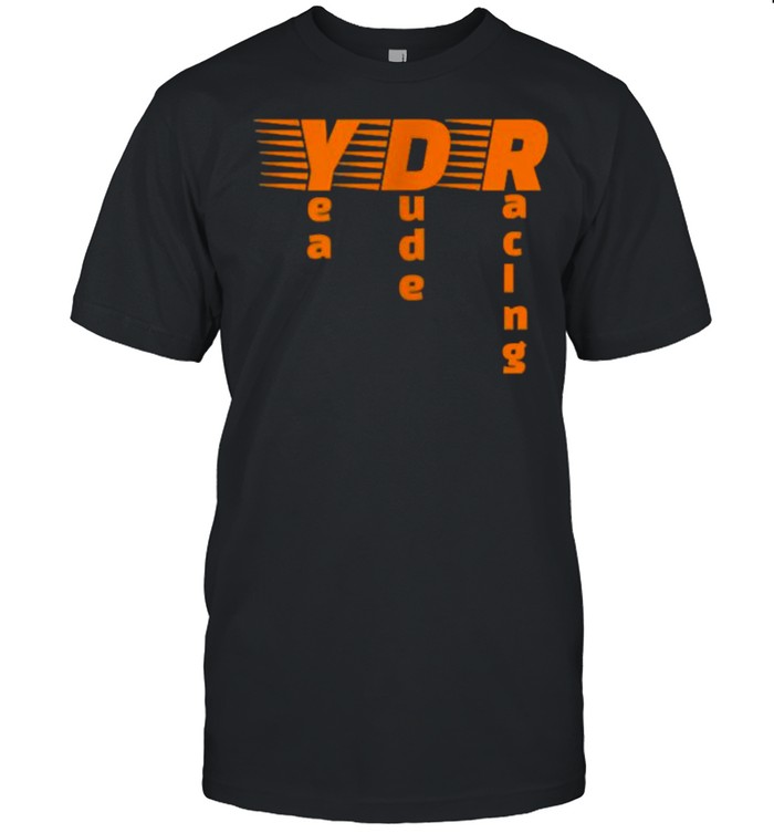 Yea Dude Racing Skull Orange T- Classic Men's T-shirt