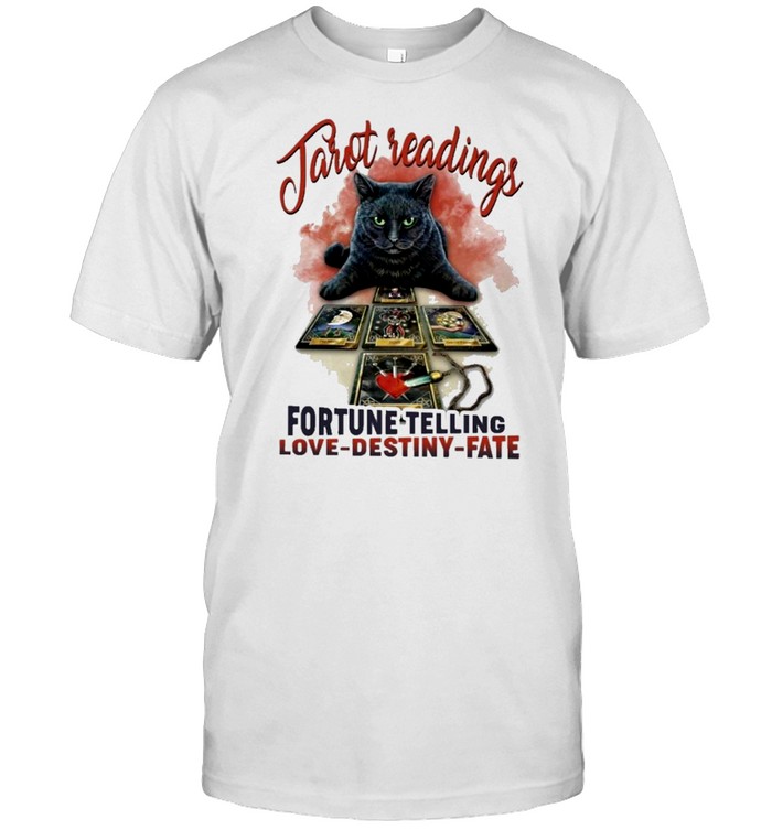 Cat Tarot readings fortune telling love destiny fate shirt Classic Men's T-shirt