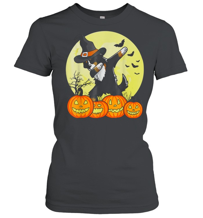 Dabbing Bernese Mountain Dog Halloween Dab Pet shirt Classic Women's T-shirt