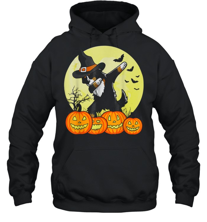 Dabbing Bernese Mountain Dog Halloween Dab Pet shirt Unisex Hoodie