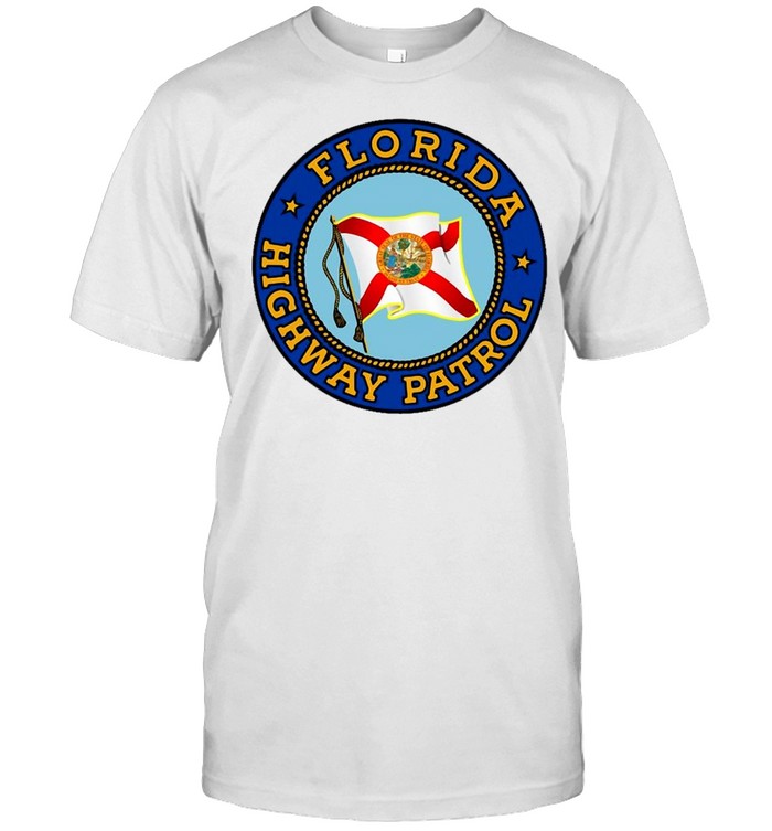 Florida Highway Patrol Flag Pullover T-shirt Classic Men's T-shirt