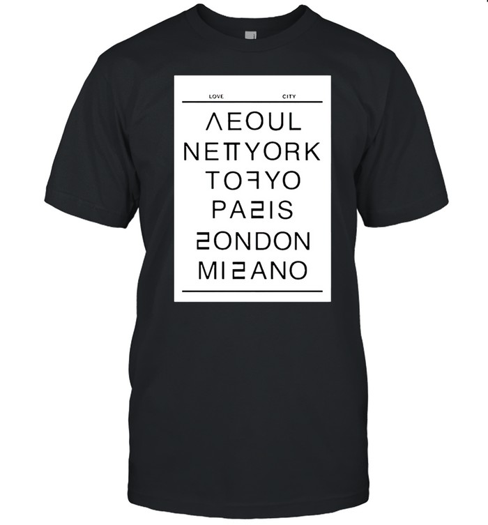 Seoul New York Tokyo Paris London Milano shirt Classic Men's T-shirt