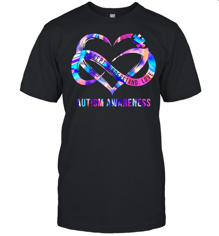 Accept understand love autism awareness hologram shirt Classic Men's T-shirt
