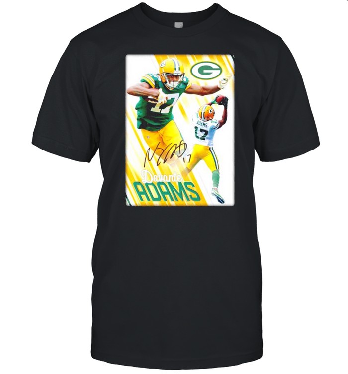 Davante Adams Green Bay Packers signature shirt Classic Men's T-shirt