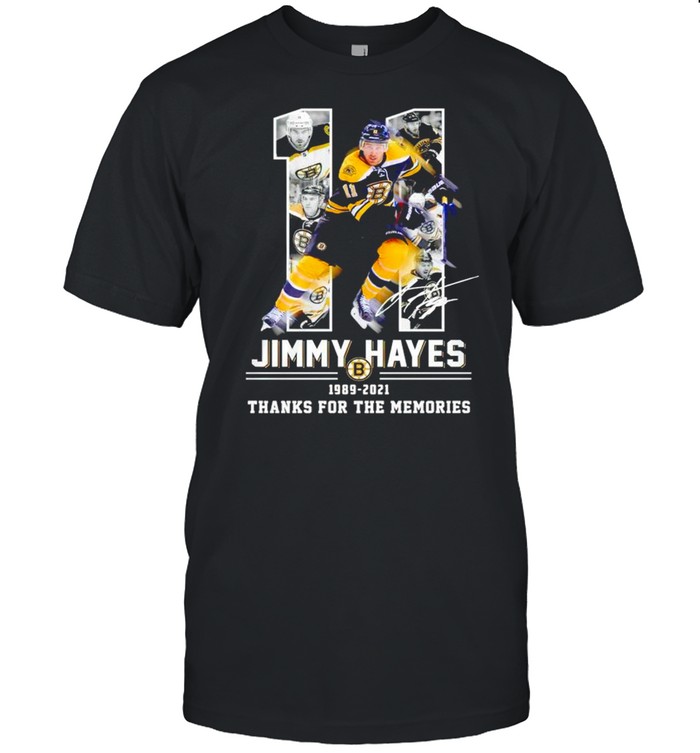 11 Jimmy Hayes 1989 2021 thanks for the memories shirt