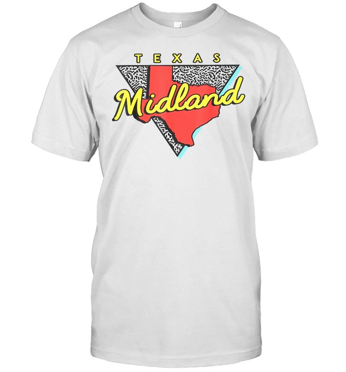 Midland Texas Retro Triangle TX City shirt Classic Men's T-shirt