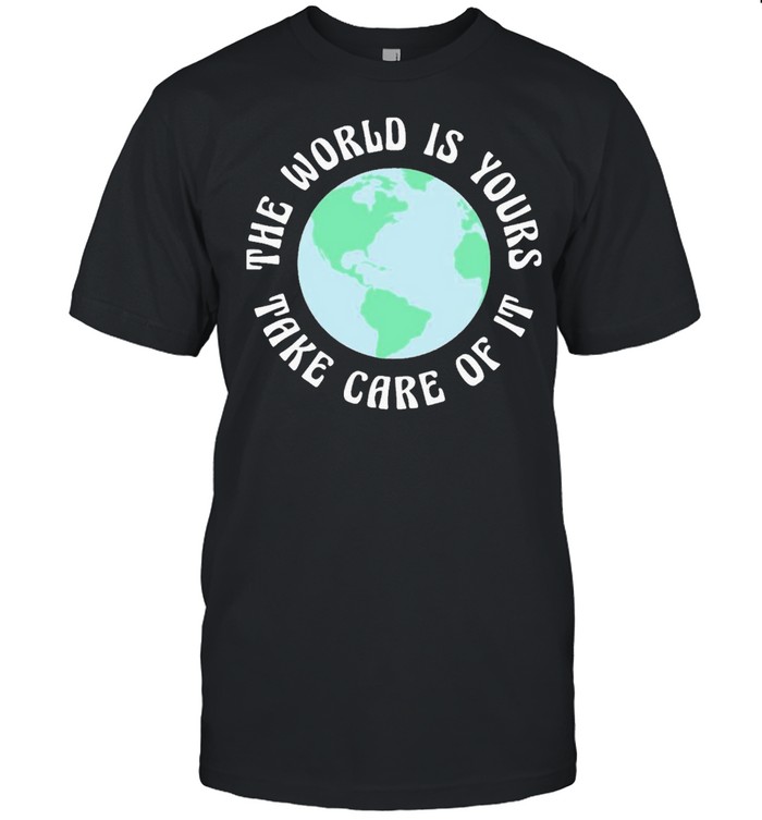mother earth talentless talentless estd 1983 the world is yours take cake of it black hooded shirt Classic Men's T-shirt