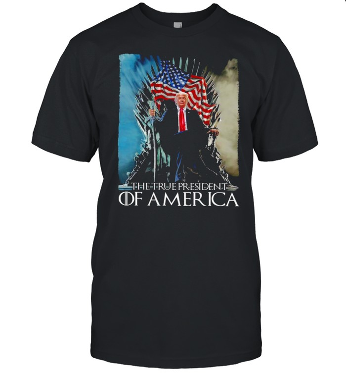 Donald Trump Iron Thrones True President Of America  Classic Men's T-shirt