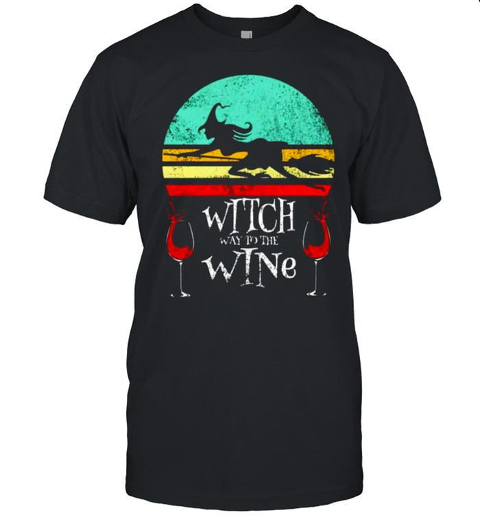Witch way to the wine shirt Classic Men's T-shirt