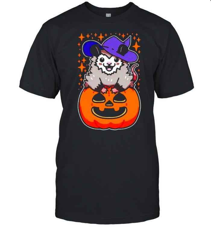 Witch possum happy Halloween shirt Classic Men's T-shirt