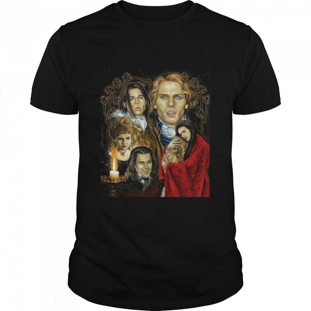 Interview With The Vampire Tribute Graphic Vampire Vintage T-shirt Classic Men's T-shirt