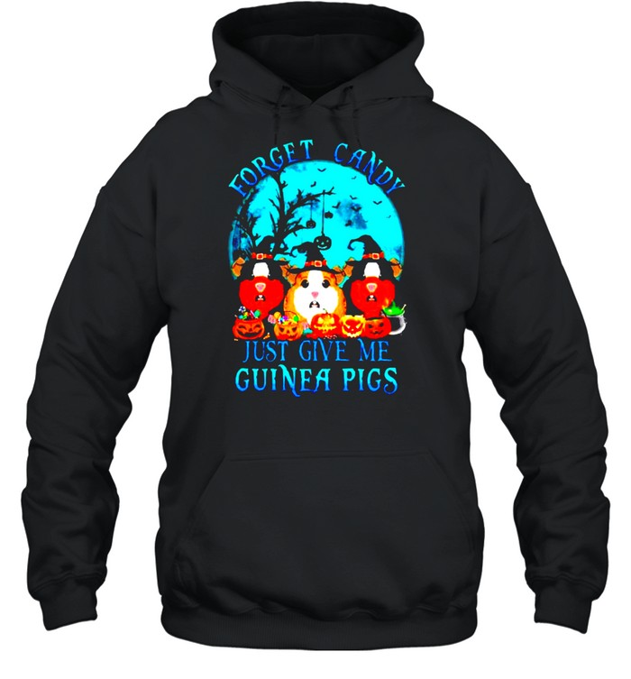 Forget canday just give me guinea pigs shirt Unisex Hoodie